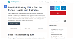 Desktop Screenshot of hostingsprout.com