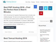 Tablet Screenshot of hostingsprout.com